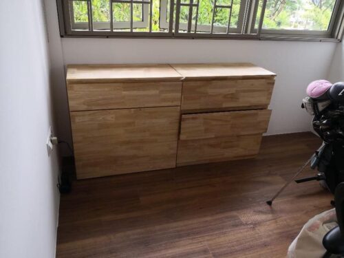 CASSEY Solid Wood Cabinet photo review