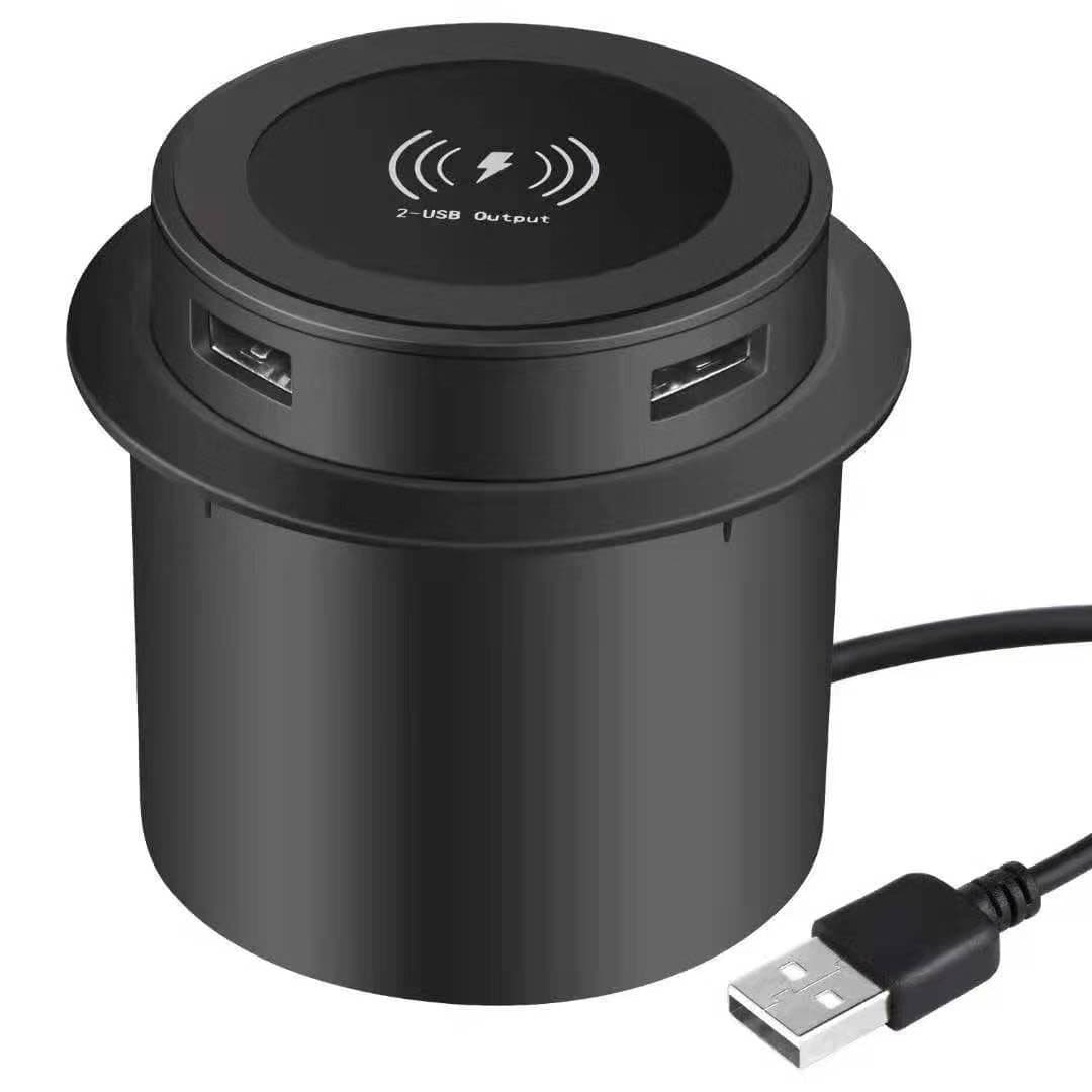 Wireless Charger with USB Ports