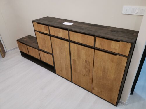 LILY Solid Wood Shoe Cabinet photo review