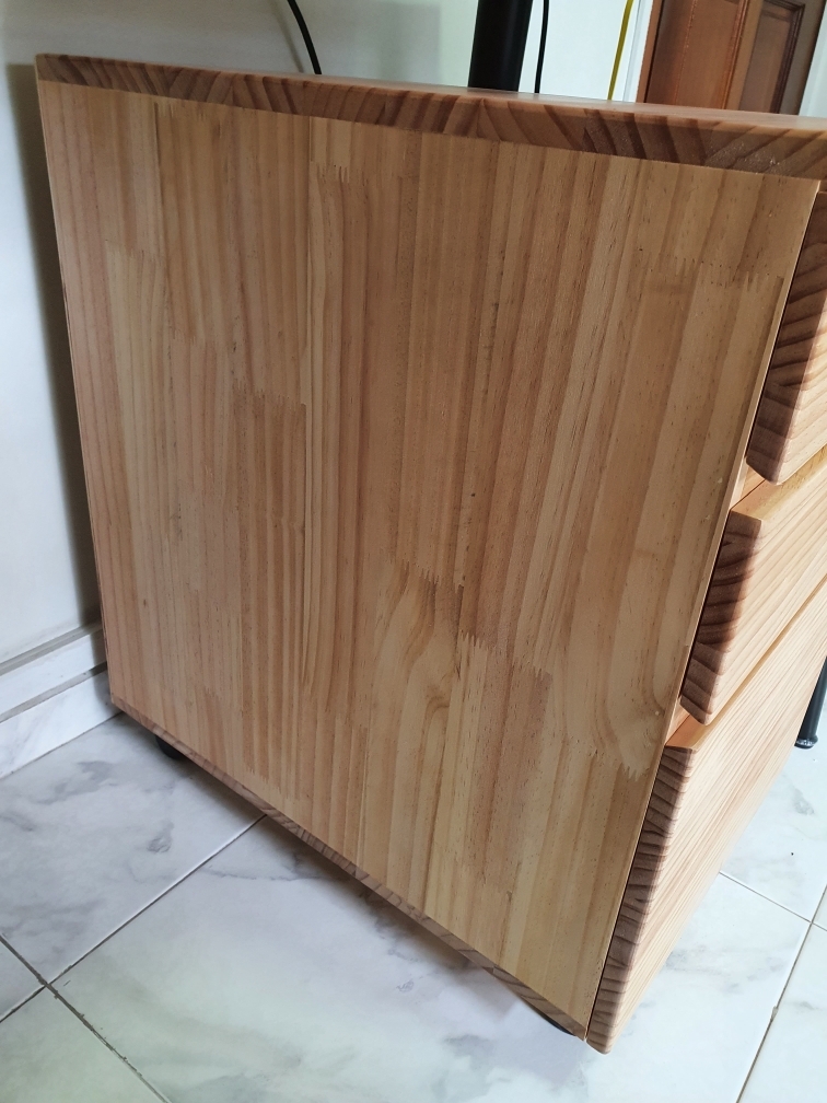 SAUL Solid Wood Pedestal photo review