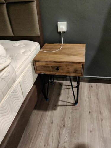 AADI Solid Wood Bedside Table photo review