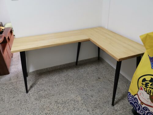 LEICA L-Shape Solid Wood Table photo review