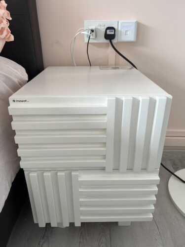 DORIN Solid Wood Bedside Table photo review