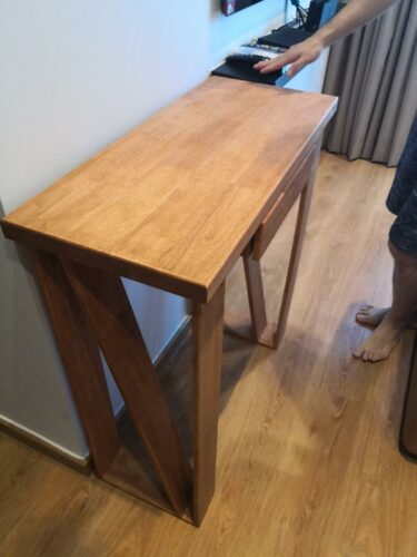 LESIA Solid Wood Study Table photo review