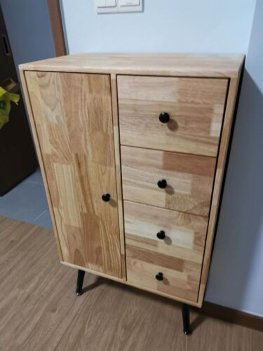 CLOVER Solid Wood Shoe Cabinet photo review