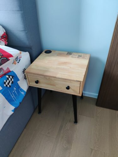 DORA Solid Wood Bedside Table photo review