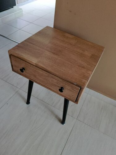 DORA Solid Wood Bedside Table photo review