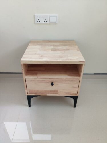 RAMI Solid Wood Bedside Table photo review