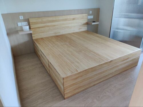 SAMIA Solid Wood Bed Frame photo review