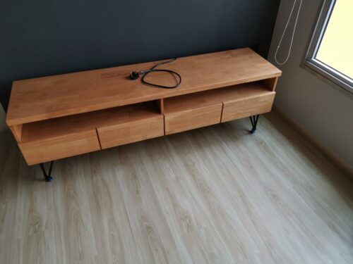SHERLOCK Solid Wood TV Console photo review