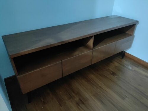 SHERLOCK Solid Wood TV Console photo review