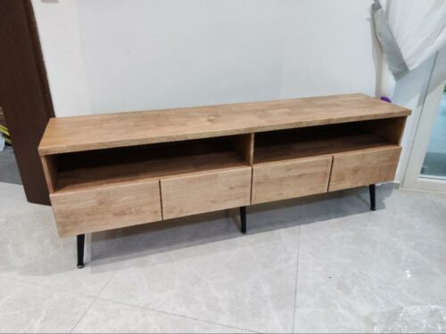 SHERLOCK Solid Wood TV Console photo review