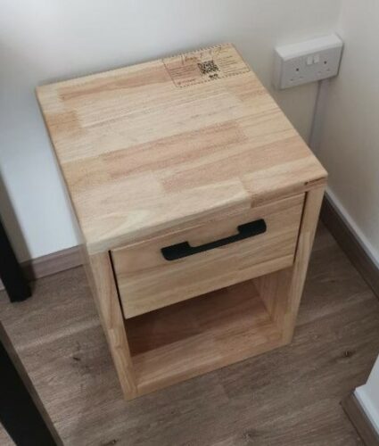 UNITY Solid Wood Bedside Table photo review